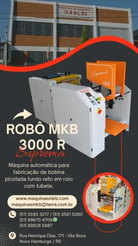 Robô MKB 3000R para fabricação de bobina picotada
