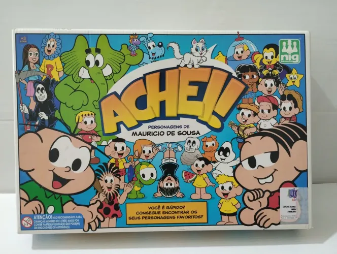 Jogo Achei Maurício de Sousa, Oficial Nig Completo (semi-novo)