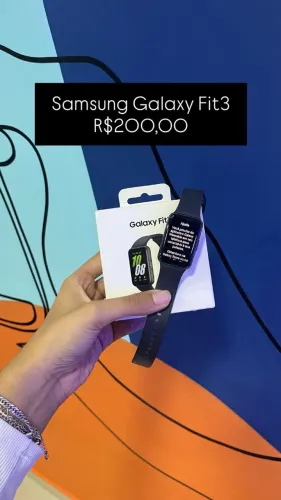 Samsung Galaxy Fit 3 / R$200,00