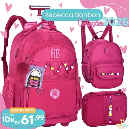 Bolsa escolar Carrinho Rebecca Bonbon