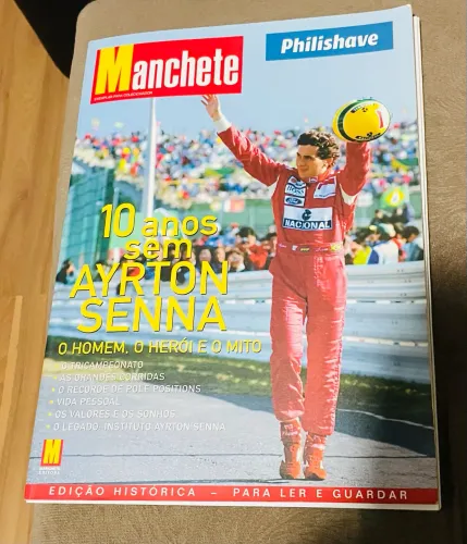 LEIA O Anúncio - Revista Manchete Edição 2530 10 Anos Sem Ayrton Senna