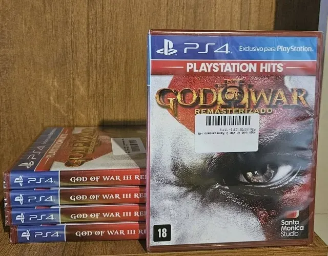 god of war remasterizado ps4 novo lacrado