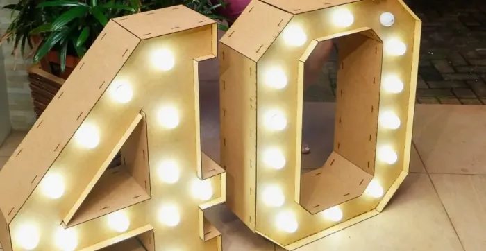 numero decoração niver