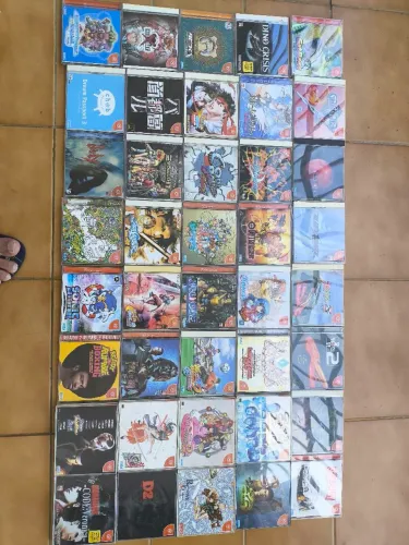 Coleção de jogos Sega Dreamcast