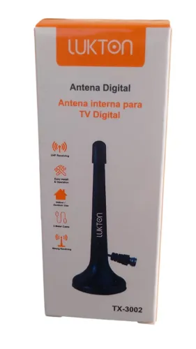 Antena Tv Led Lcd Digital 4k Hd Interna Uhf Vhf Canais