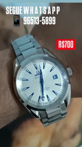Relógio OMEGA AUTOMÁTICO _ MODELO SEAMASTERS FUNDO BRANCO 