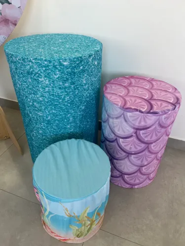 Capas para trio cilindro Festa Sereia Sublimado alta qualidade 