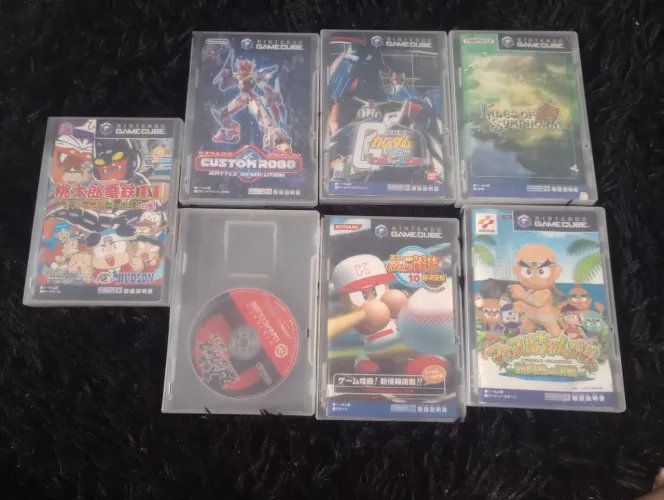 Lote de jogos Nintendo GameCube Jp 7 jogos