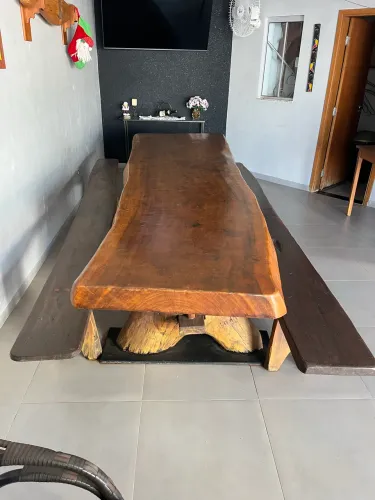 Vendo mesa rústica maciça 3,60 m