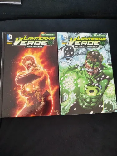 Lanterna Verde - HQs DC Deluxe - Agente Laranja e Hal Jordan