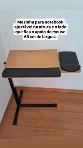 Mesa para notebook regula a altura