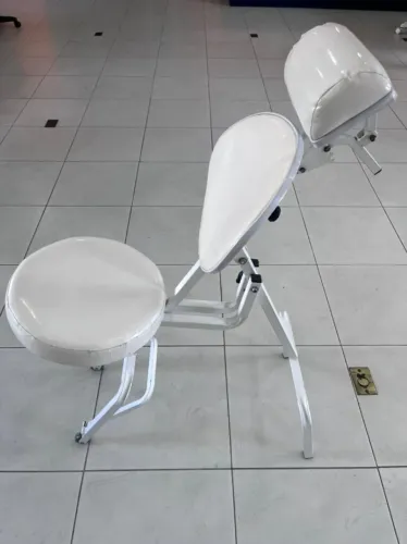 Cadeira Poltrona De Maquiagem Designer Sobrancelhas Portátil