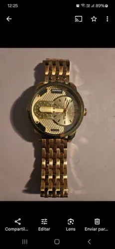 Relógio Diesel Masculino Dourado