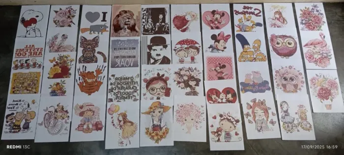 LOTE C/167 ESTAMPAS IMPRESSAS PRONTAS CAMISETA SUBLIMAÇÃO 