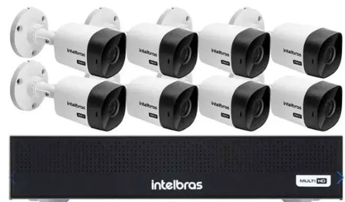 Vendo Kit DRV 8 Cameras Intelbrás