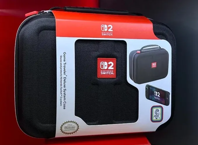 Nintendo Switch 2 Acessório Case Game Traveler Deluxe Travel - Black - Large - Novo