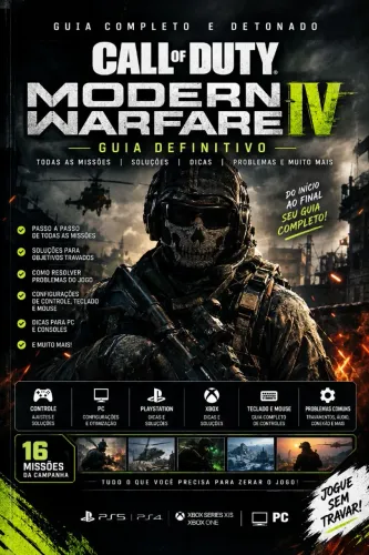 ? Guia Completo COD Modern Warfare 4 - Todas as 16 Missões + Dicas e Soluções (PDF)