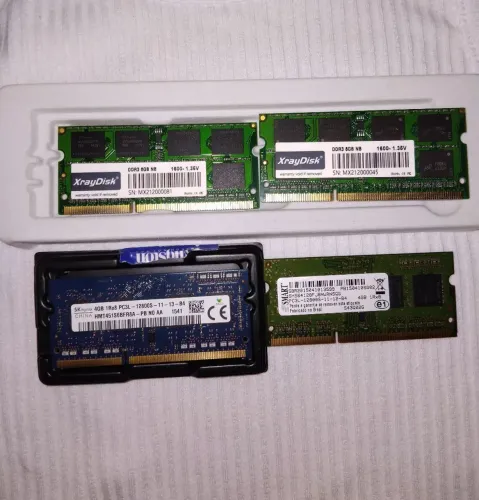 KIT 24GB MEMÓRIA RAM PARA NOTEBOOK DDR3/DDR3L 1600MHz - 2x8GB + 2x4GB