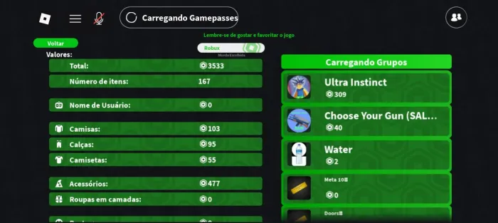 Conta Roblox