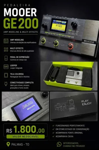 Pedaleira GE MOOER 200