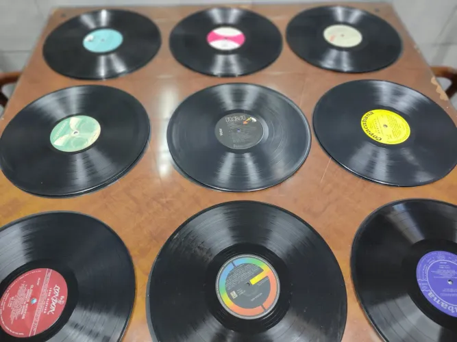 50 Discos de Vinil para Decoração e Artesanato 
