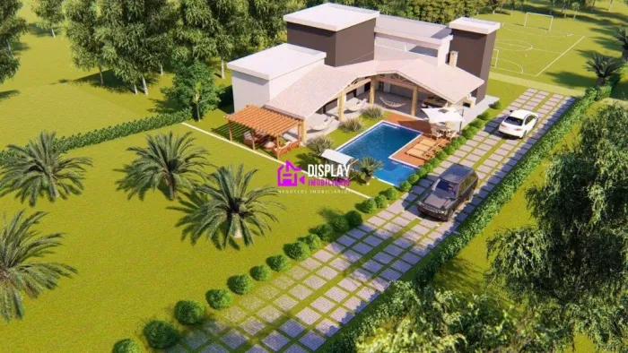 Chácara a venda em construção em condomínio de Ibiúna.