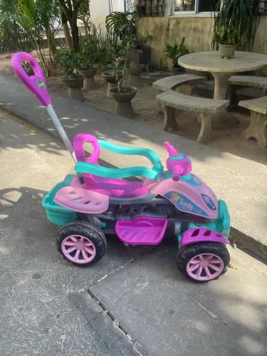 Carrinho De Passeio Infantil Quadriciclo Lady Star Maral Cor Rosa