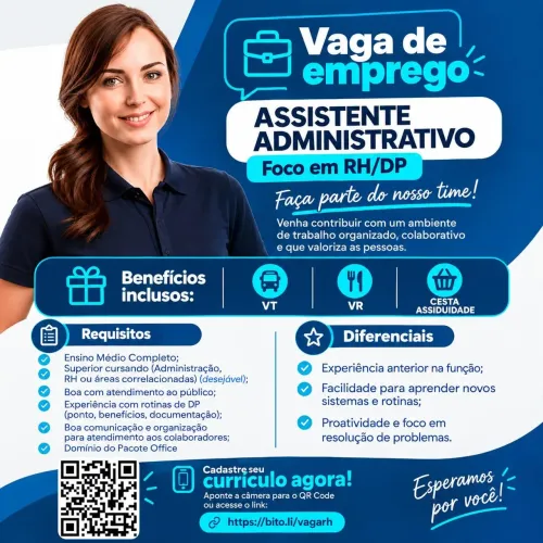 VAGA ASS. ADMINISTRATIVO