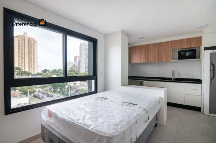 Studio Mobiliado e Decorado para Locação no Cristo Rei Curitiba/PR
