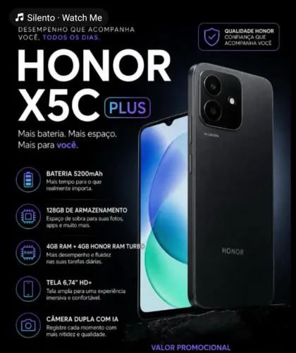 Celular novo na caixa