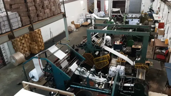 Fábrica de sacos de papel na Zona Leste /SP. Ref; 2310