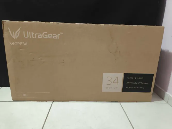 Monitor LG 34 polegadas Ultragear 160hz
