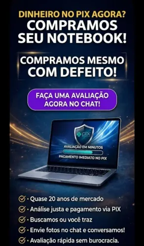 Compra notebook mesmo com defeito