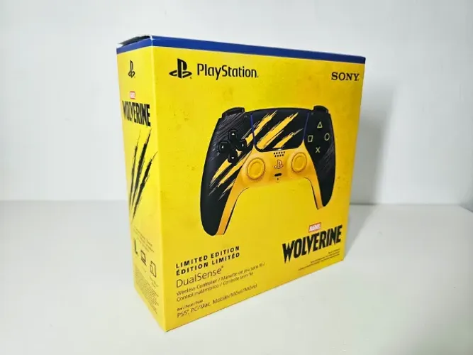 Dualsense Wolverine Edição Especial Amarelo - Lacrado