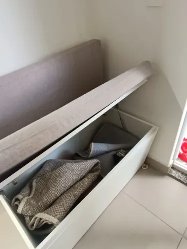 Banco Estilo Canto Alemão com Baú