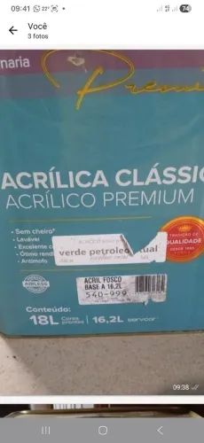 Tinta verde petroleo 