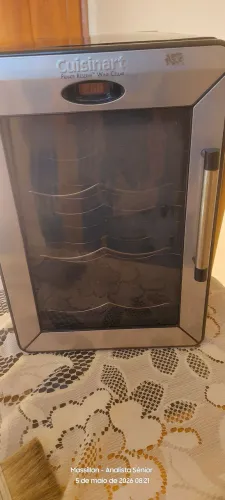 Adega para 6 Vinhos Cuisinart privet <br>vinhos Cuisinart Private<br>Reserve Wine cooler