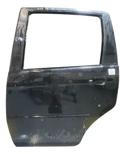 Porta Traseira Esquerda Fiat Idea 2013 Traseira Esquerdo Preto