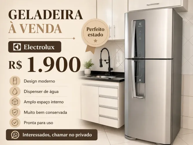 ? Geladeira Electrolux ? Perfeito Estado