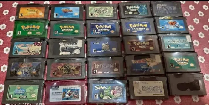 Fitas de game boy advance 