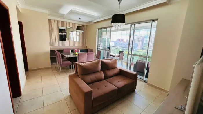 GRAND VISTA, MOBILIADO, NASCENTE,  4 QTOS, ANDAR ALTO