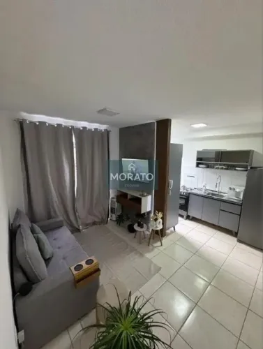 Apartamento com 1 Quarto e 1 Vaga mobilhado no Bairro Floramar