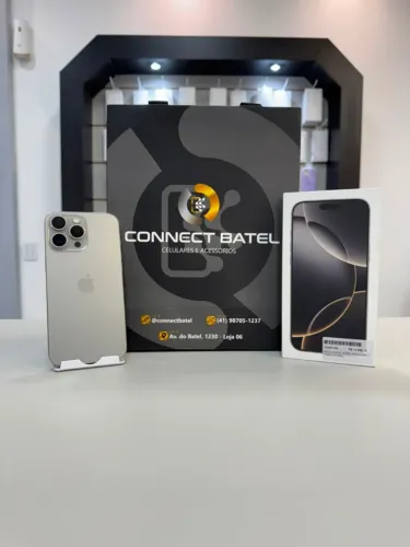 iPhone 16 Pro Max 512gb Natural - Garantia Ate Abril/27 - Bateria 100% - Loja Fisica Batel