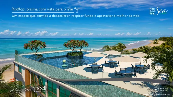 Vendo apt no Primer Beach Sea na beira-mar da praia de Campas em Tamandaré-PE 