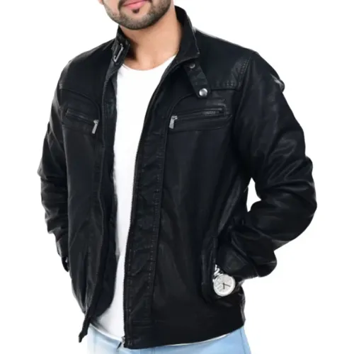 Promoção Jaqueta de Couro Masculino. Elegante, Casual. Toda Forrada.
