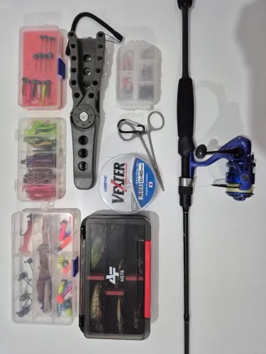 Conjunto de pesca ultralight
