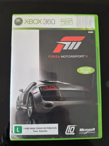 Jogo Forza Motorsport 3 Xbox 360 Midia Física Original Excelente Estado Usado