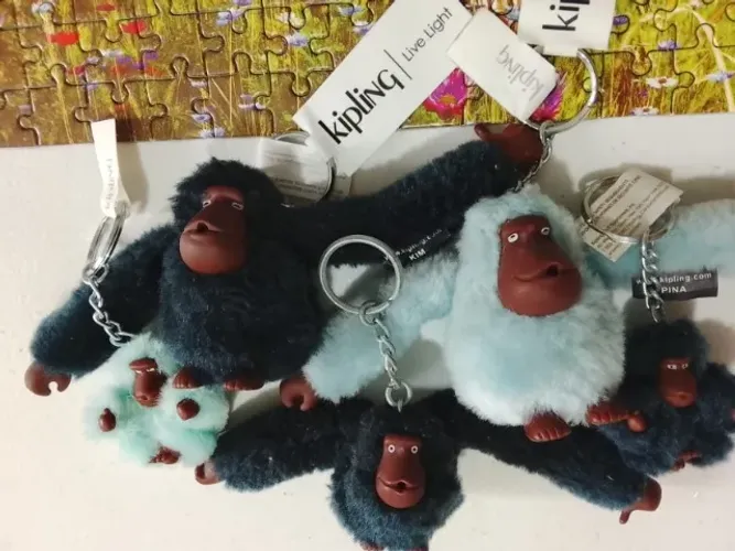 LOTE DE CHAVEIROS MACAQUINHOS KIPLING