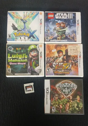 Lote de Jogos Nintendo 3DS e DS verificar disponíveis