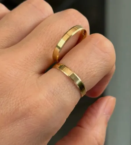 Alianças Ouro18K OFERTA BLACK
